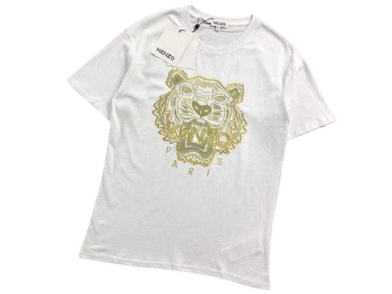 KENZO Tiger Tee - (WHITE/GOLD)
