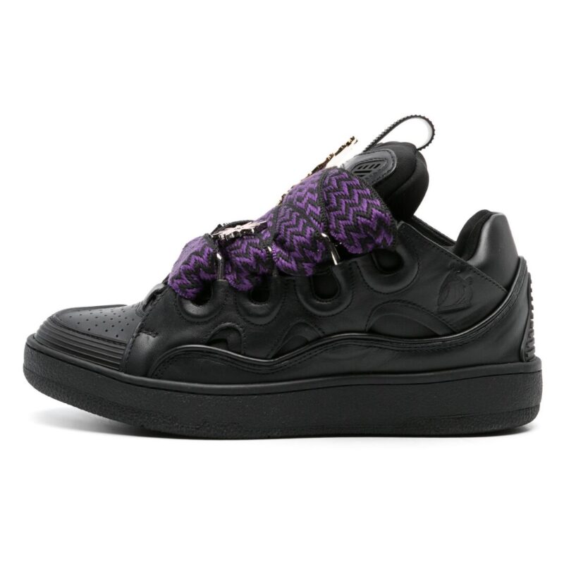 Lanvin Curb Black Purple