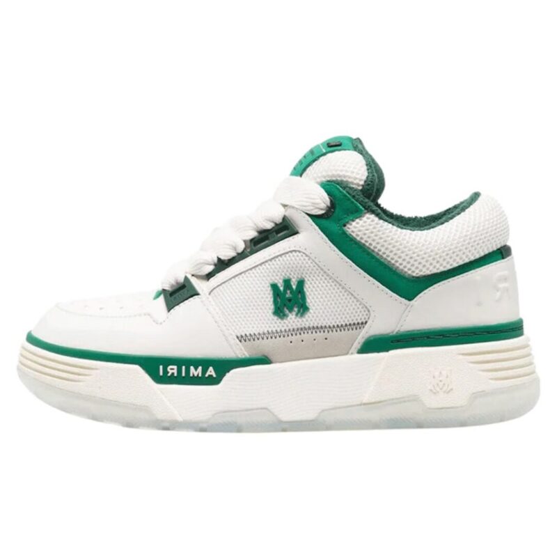 Amiri Panelled White Green