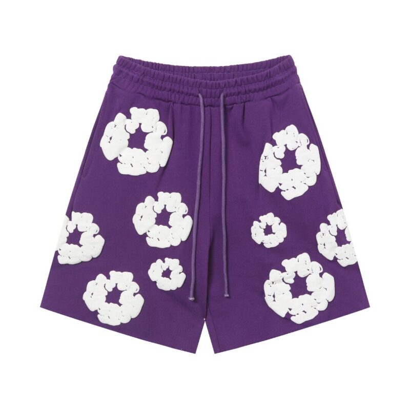 Denim Trs Purple Short set - Image 4