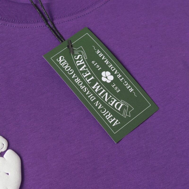 Denim Trs Purple Short set - Image 6
