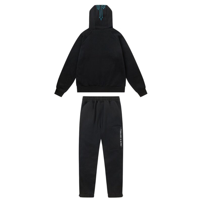 Decoded 2.0 Hooded Black Blue Tracksuit - Image 2
