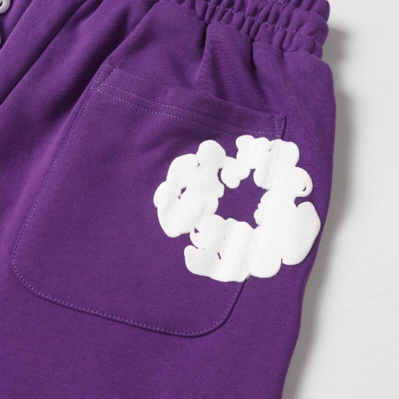 Denim Trs Purple Short set - Image 9