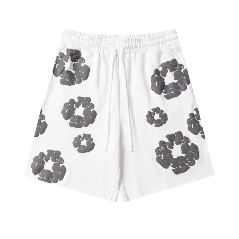 Denim Trs White Grey Short set - Image 4