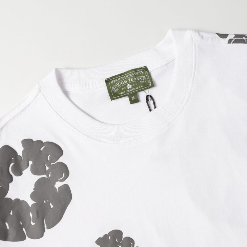 Denim Trs White Grey Short set - Image 5