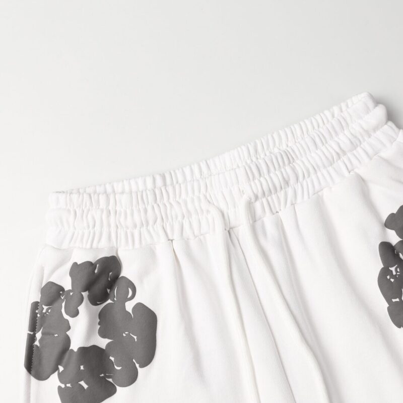 Denim Trs White Grey Short set - Image 6