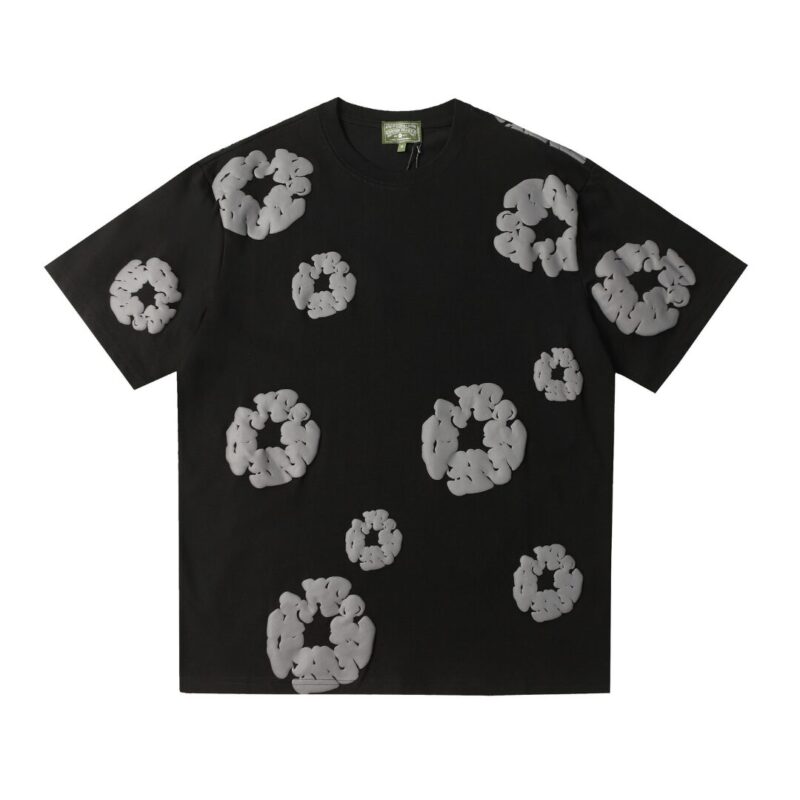 Denim Trs Black Grey Short set - Image 3