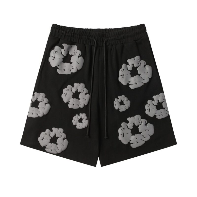 Denim Trs Black Grey Short set - Image 4