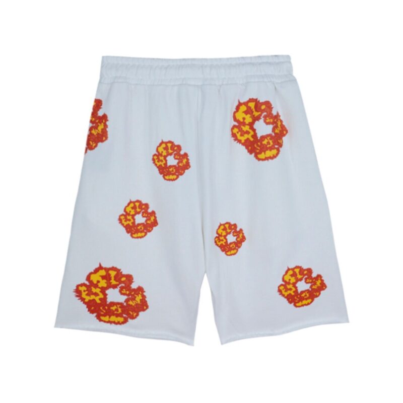 Denim Trs White Shorts - Image 2