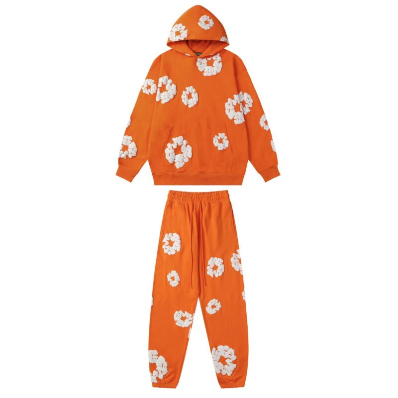 Denim Trs Orange Tracksuit