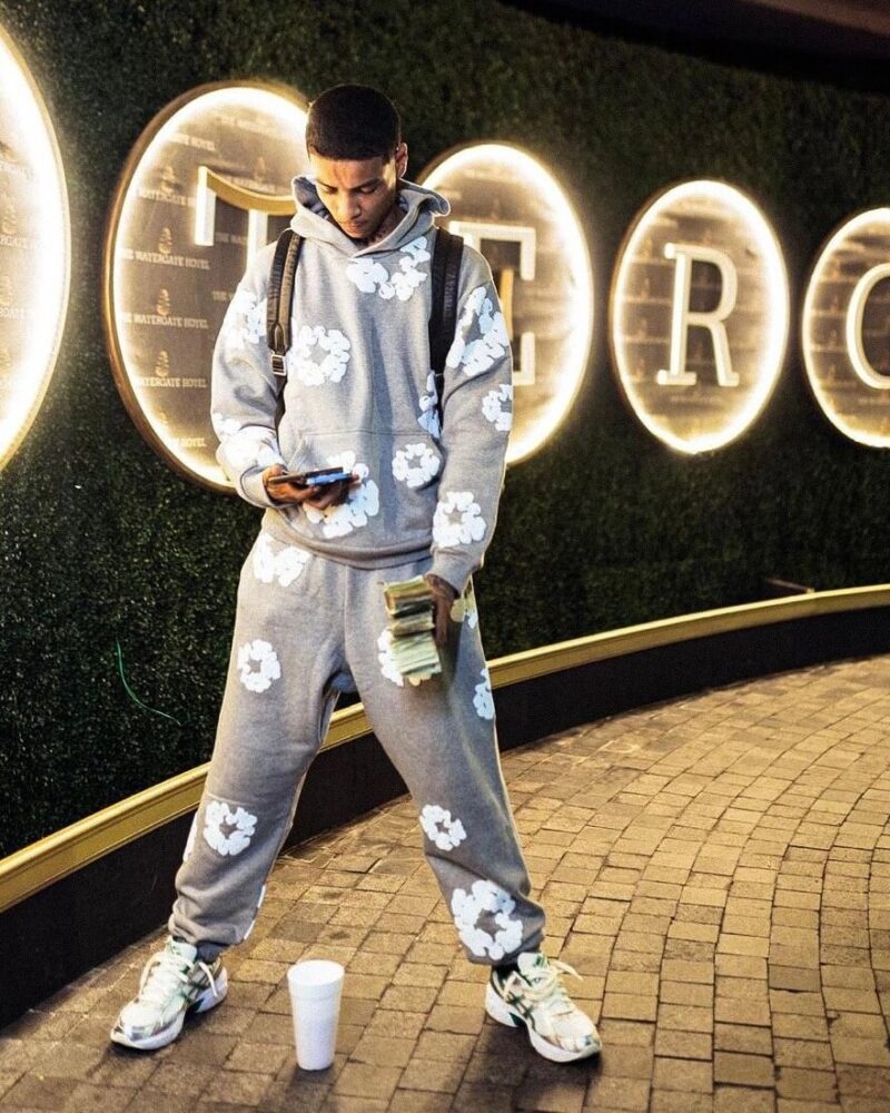 Denim Trs Grey Tracksuit - Image 5