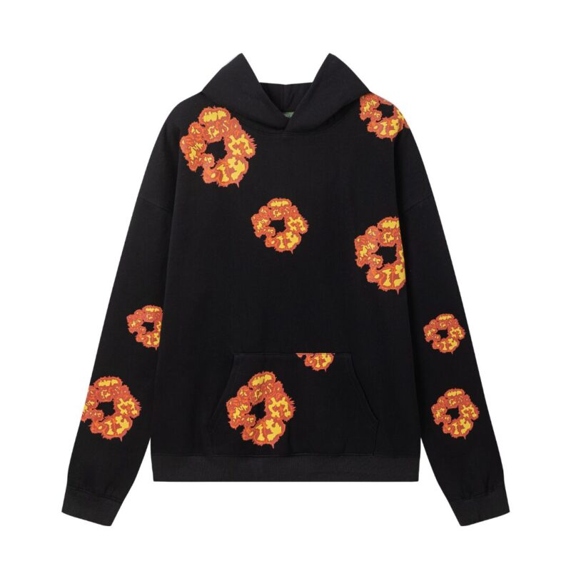 Denim Trs Black Orange Tracksuit - Image 3