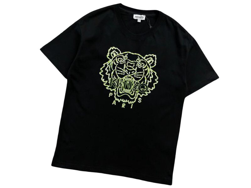 KENZO Tiger Tee - (BLACK/ARMY GREEN)