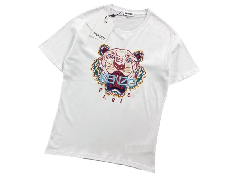 KENZO Tiger Tee - (WHITE/BLUE/RED)