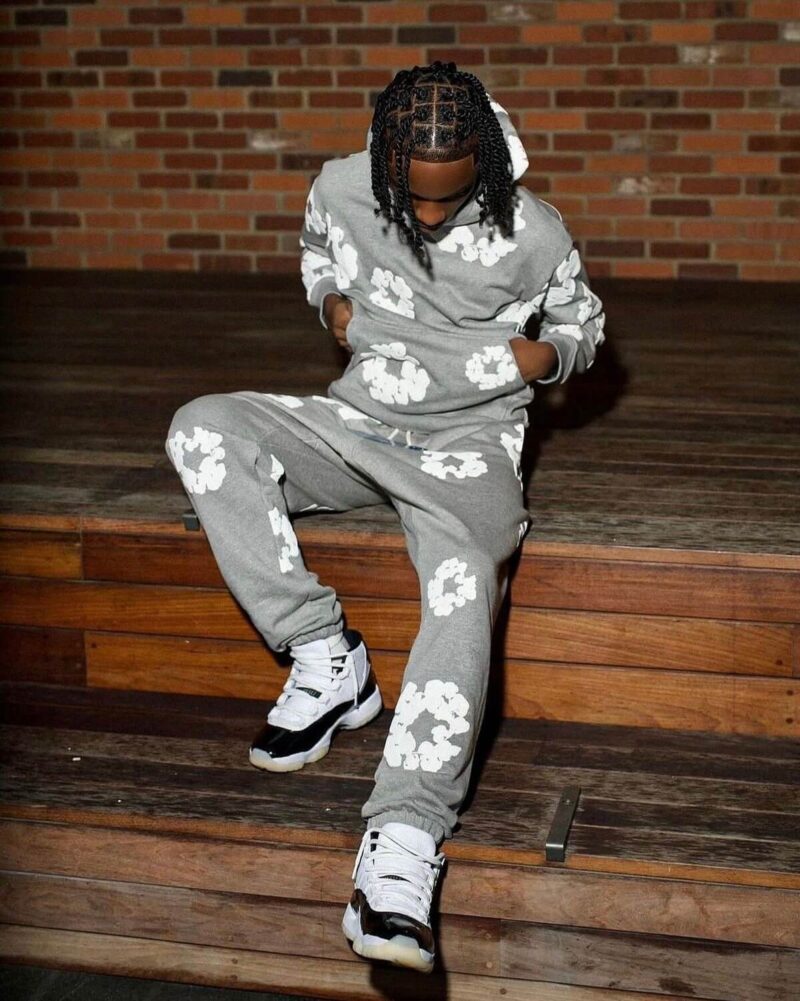 Denim Trs Grey Tracksuit - Image 6