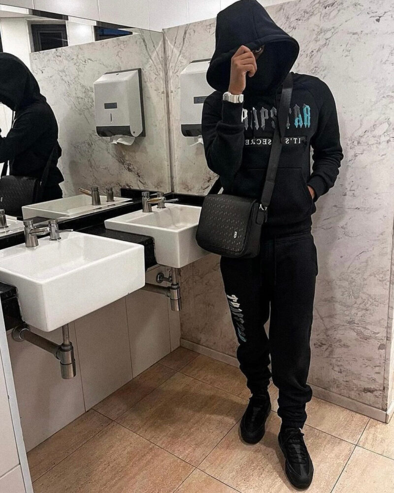 Decoded 2.0 Hooded Black Blue Tracksuit - Image 9