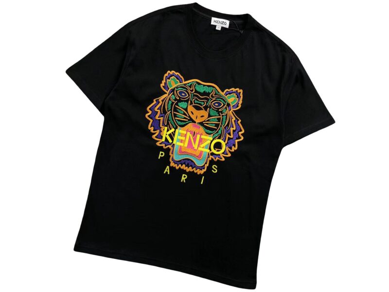 KENZO Tiger Tee - (BLACK/ORANGE/PURPLE)