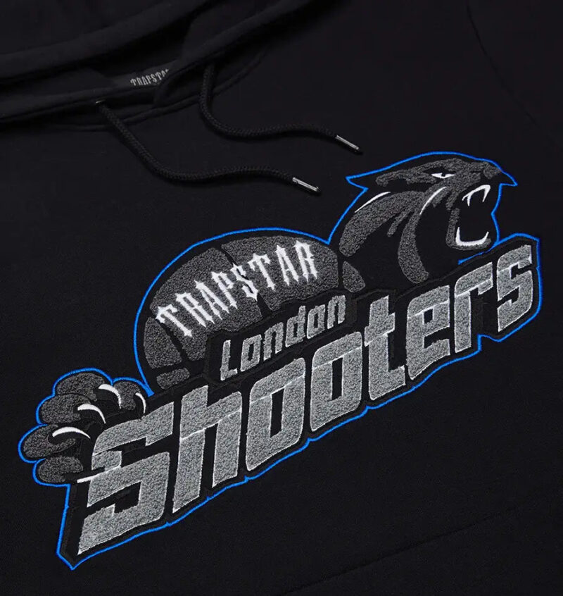 London Shooters Black Blue Tracksuit - Image 3