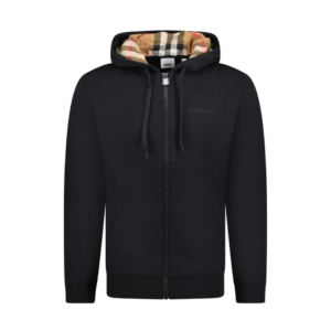 BB MONOGRAM ZIP-UP HOODIE