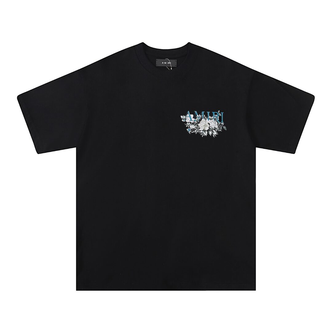 AMR MONOGRAM FLOWER T-SHIRT - Image 4