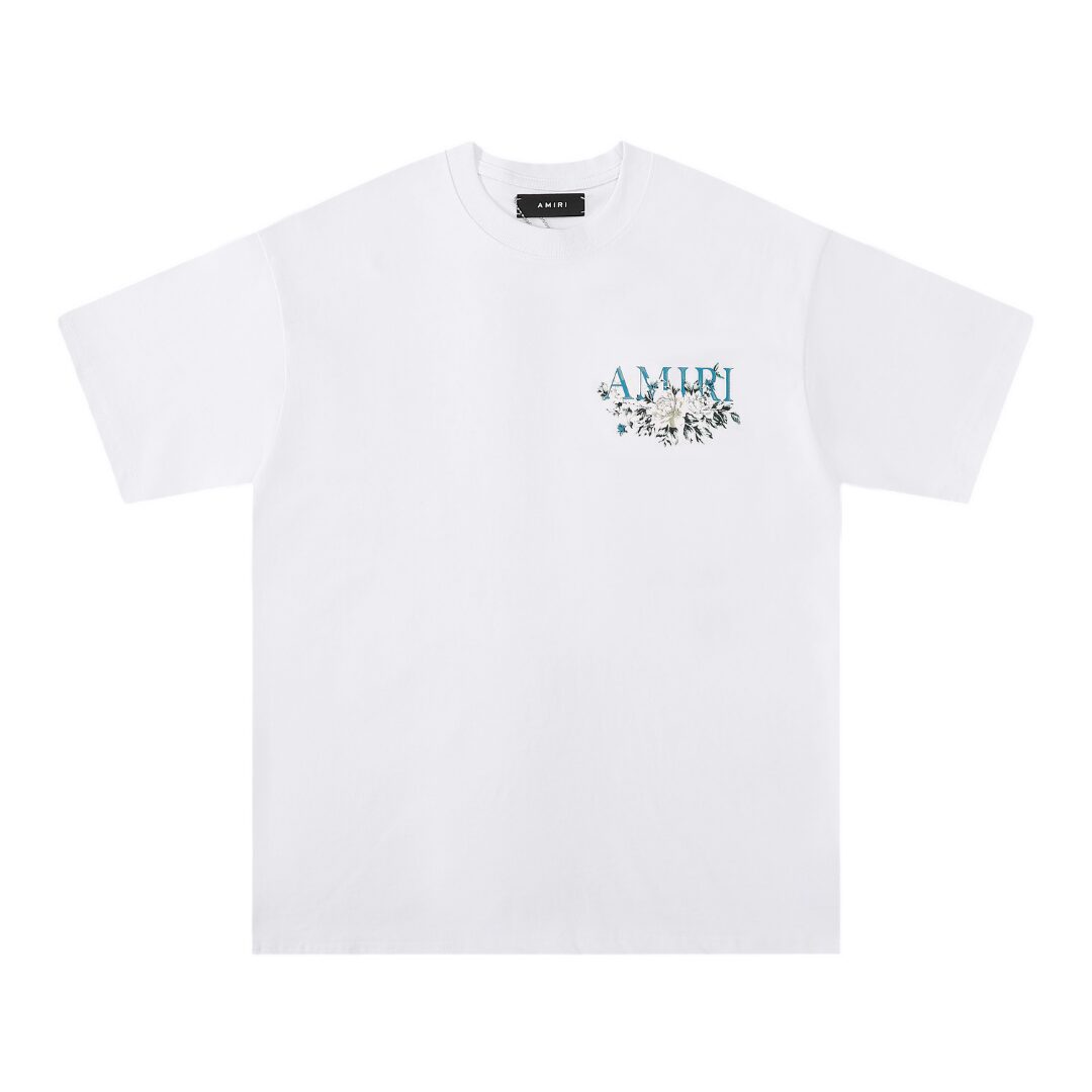 AMR MONOGRAM FLOWER T-SHIRT - Image 2