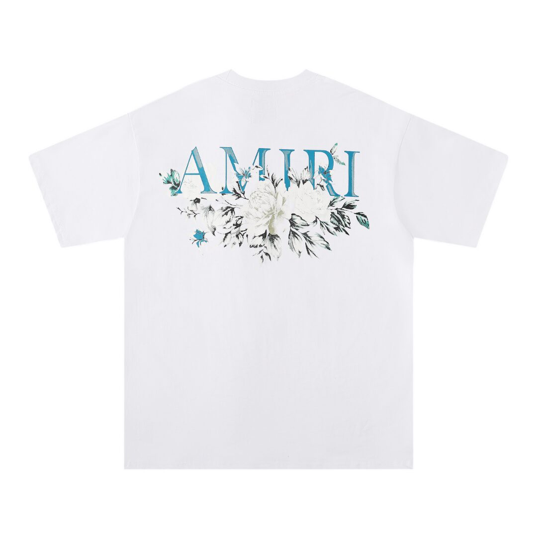 AMR MONOGRAM FLOWER T-SHIRT