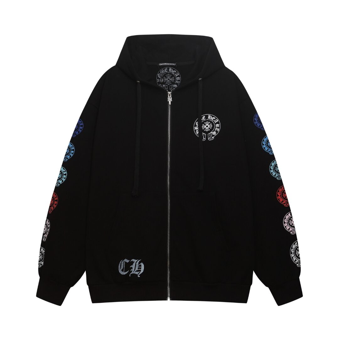 Chrome Zip Hoodie - Image 3
