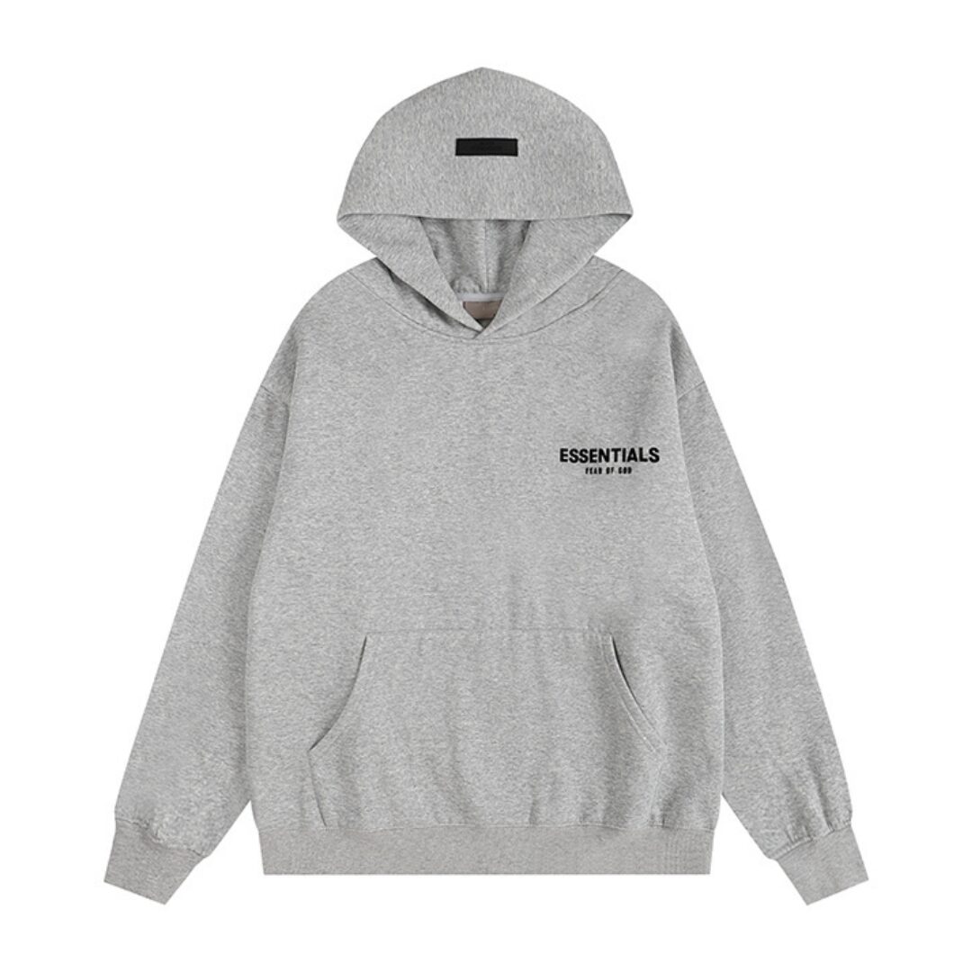 ESSENTIALS RELAXED GREY TRACKSUIT - Image 3
