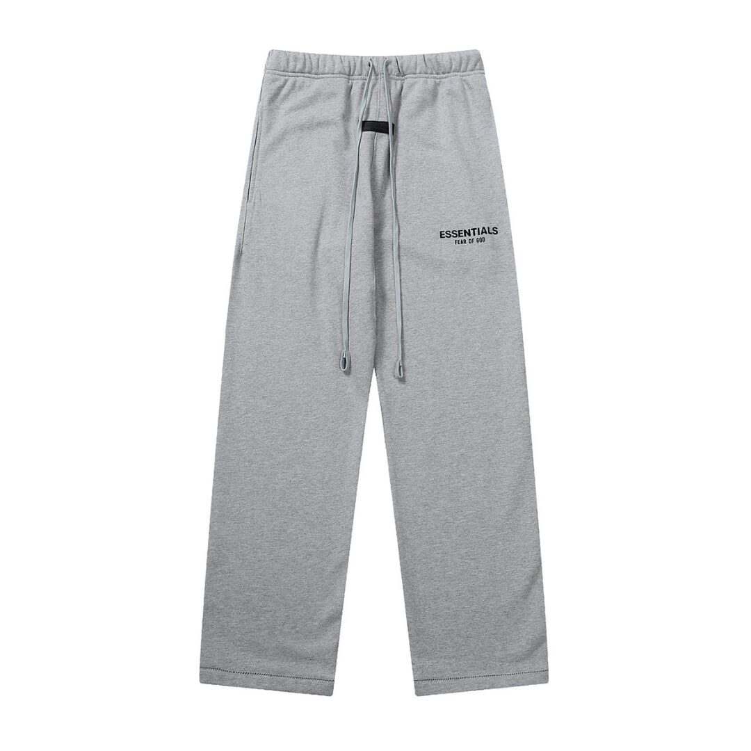 ESSENTIALS RELAXED GREY TRACKSUIT - Image 4