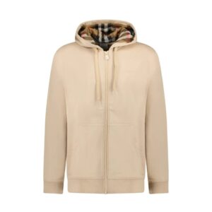 BB MONOGRAM ZIP-UP HOODIE