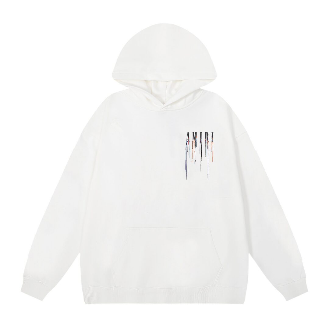Amr Paint Drip Hoodie - Image 2