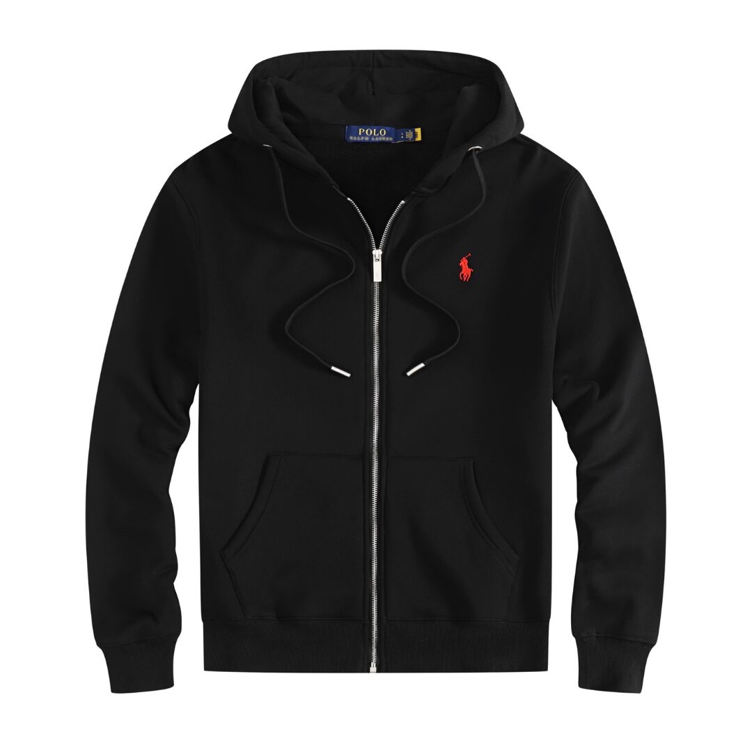 POLO BLACK RED TRACKSUIT - Image 2
