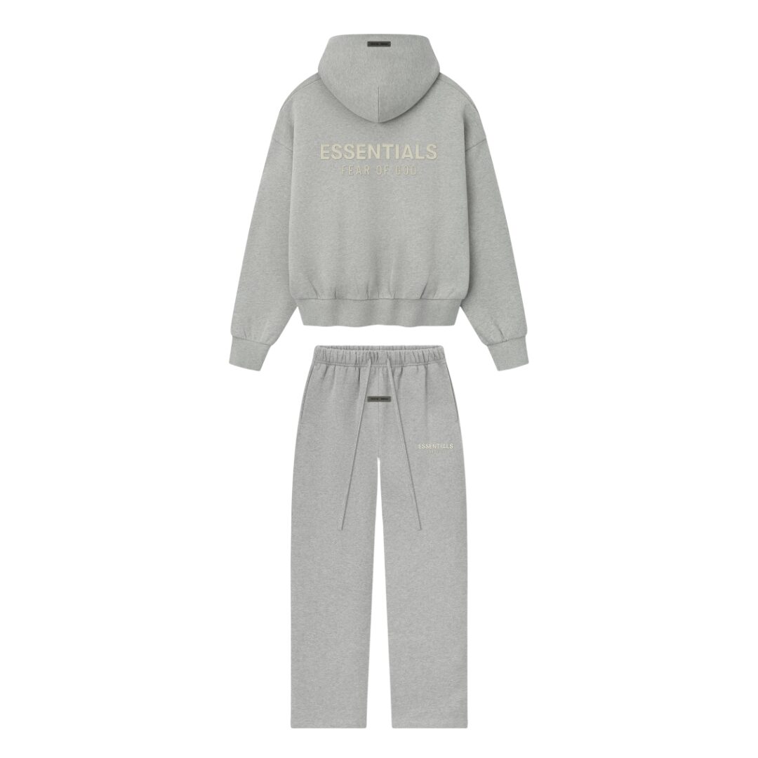 ESSENTIALS GREY TRACKSUIT