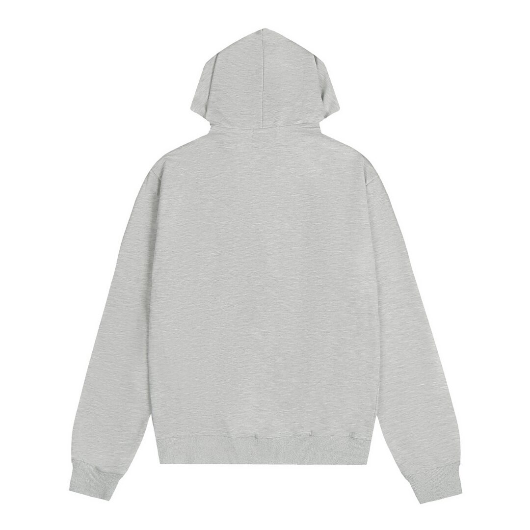 POLO GREY ZIP HOODIE - Image 2