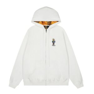 Polo Bear Zip Hoodie