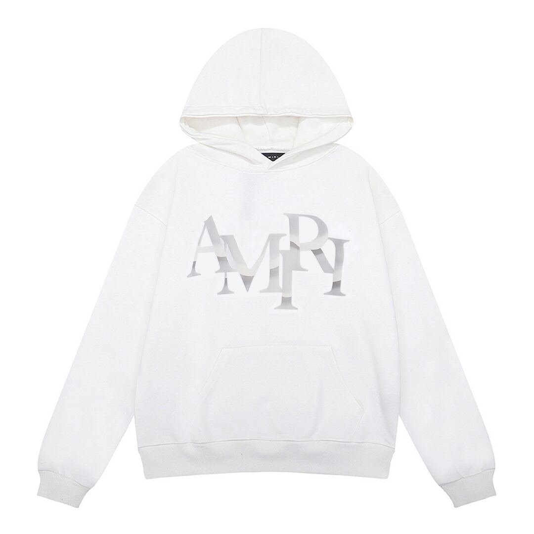 AMR STAGGERED LOGO HOODIE