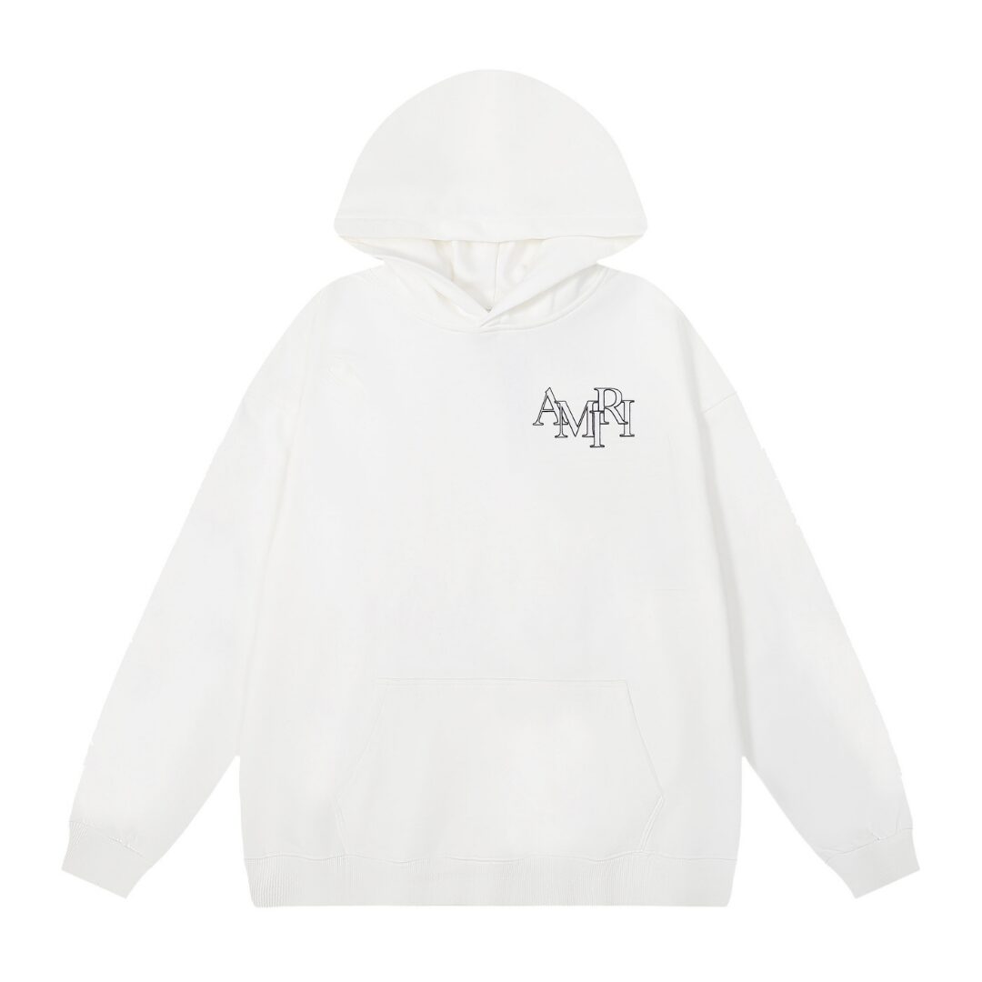 Amr Staggered Monochromatic Hoodie - Image 2