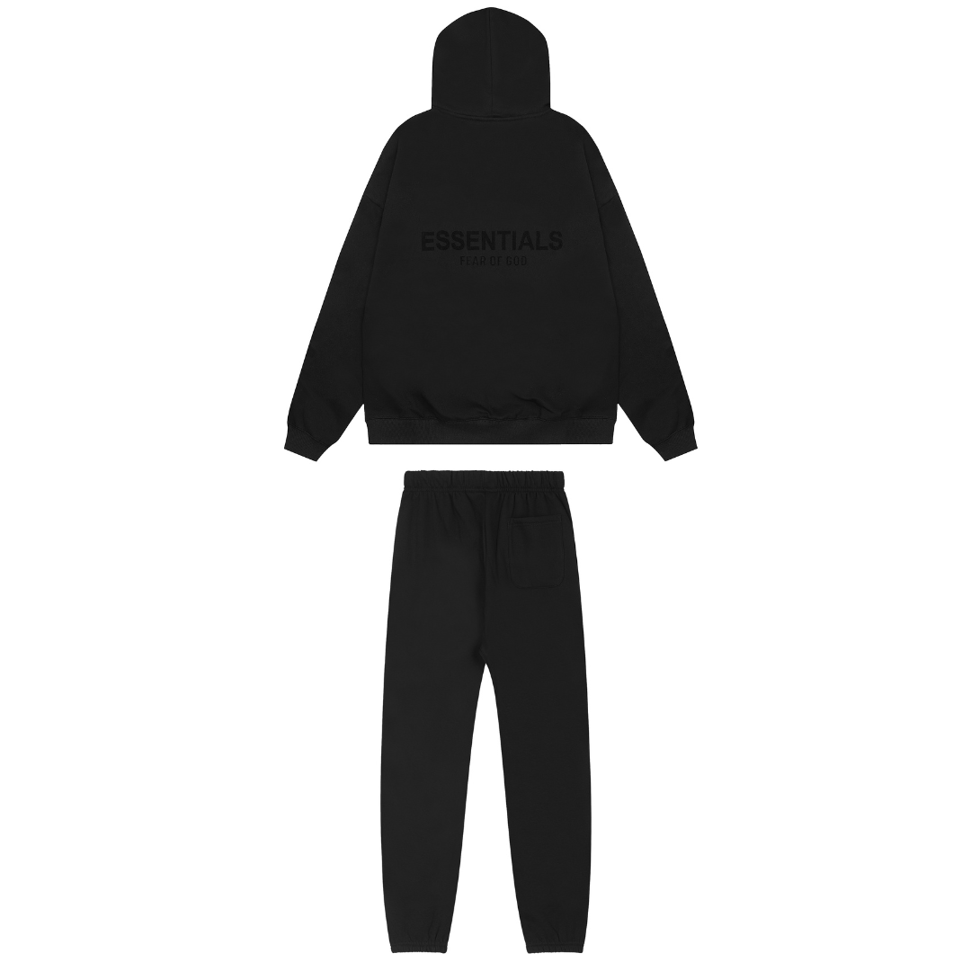 Essentials Black Tracksuit - Image 2