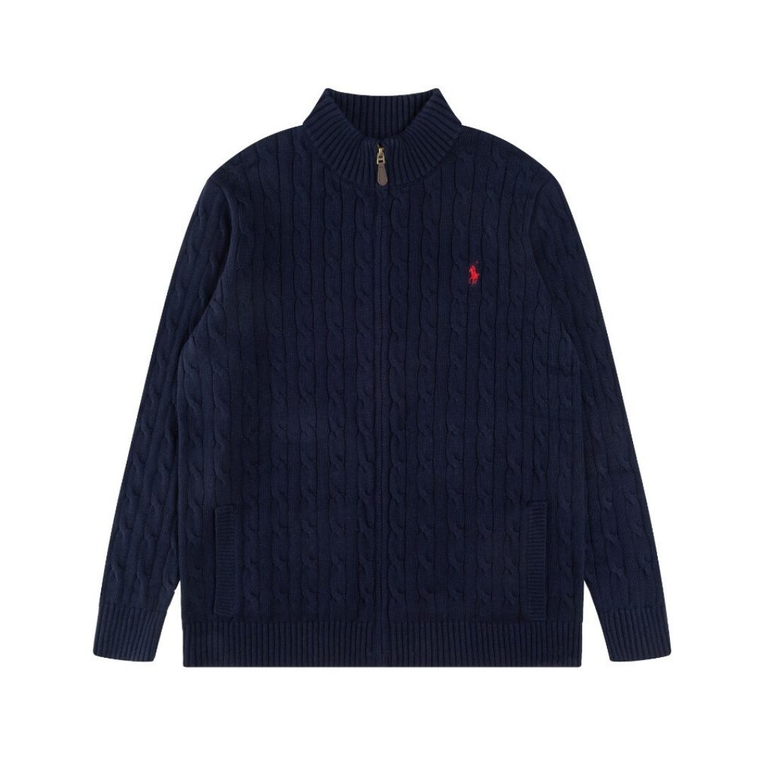POLO FULL ZIP SWEATER - Image 3