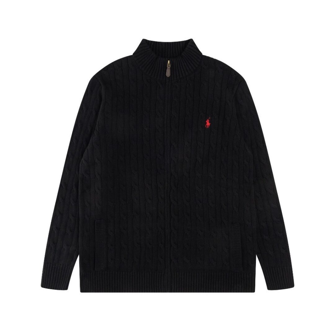 POLO FULL ZIP SWEATER - Image 4