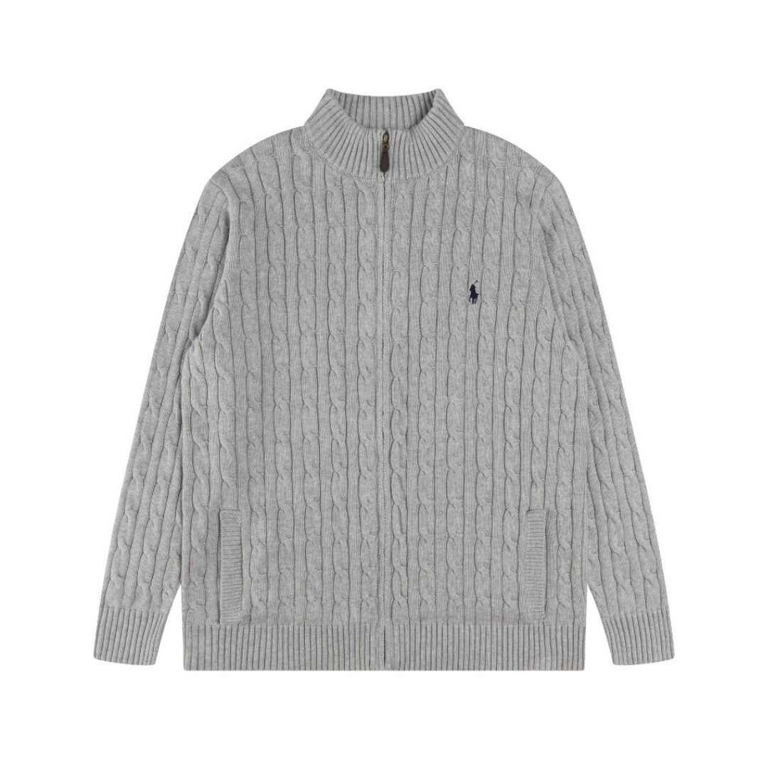 POLO FULL ZIP SWEATER - Image 2