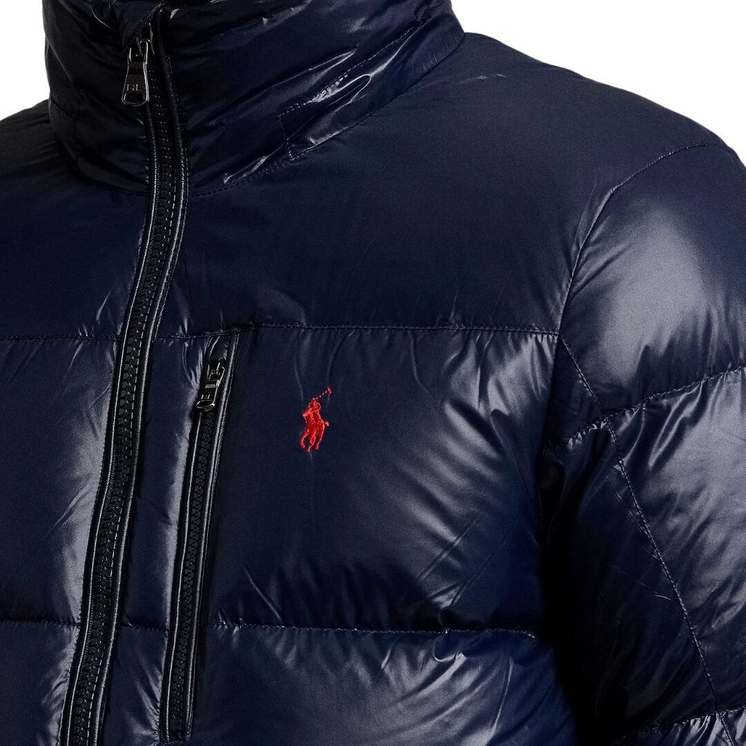 POLO NAVY SHINY JACKET - Image 2