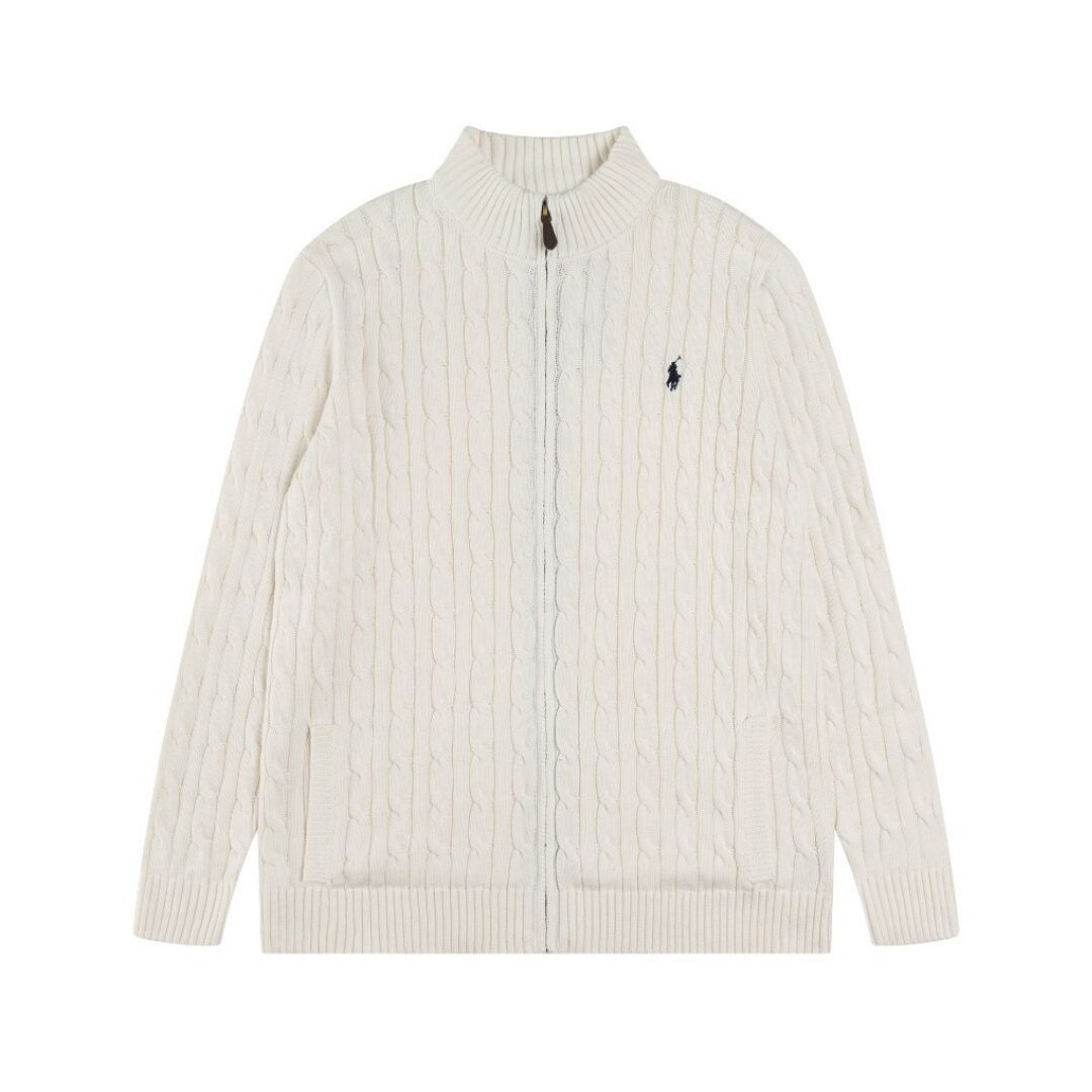 POLO FULL ZIP SWEATER