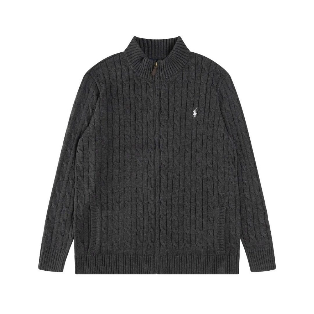 POLO FULL ZIP SWEATER - Image 5
