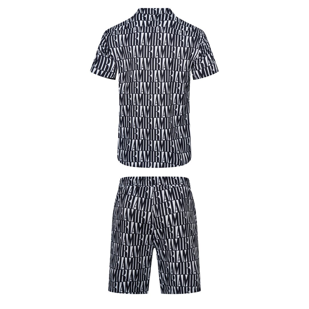 Amr Jacquard Short Set - Image 2
