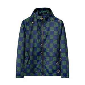 Monogram Green Windbreaker