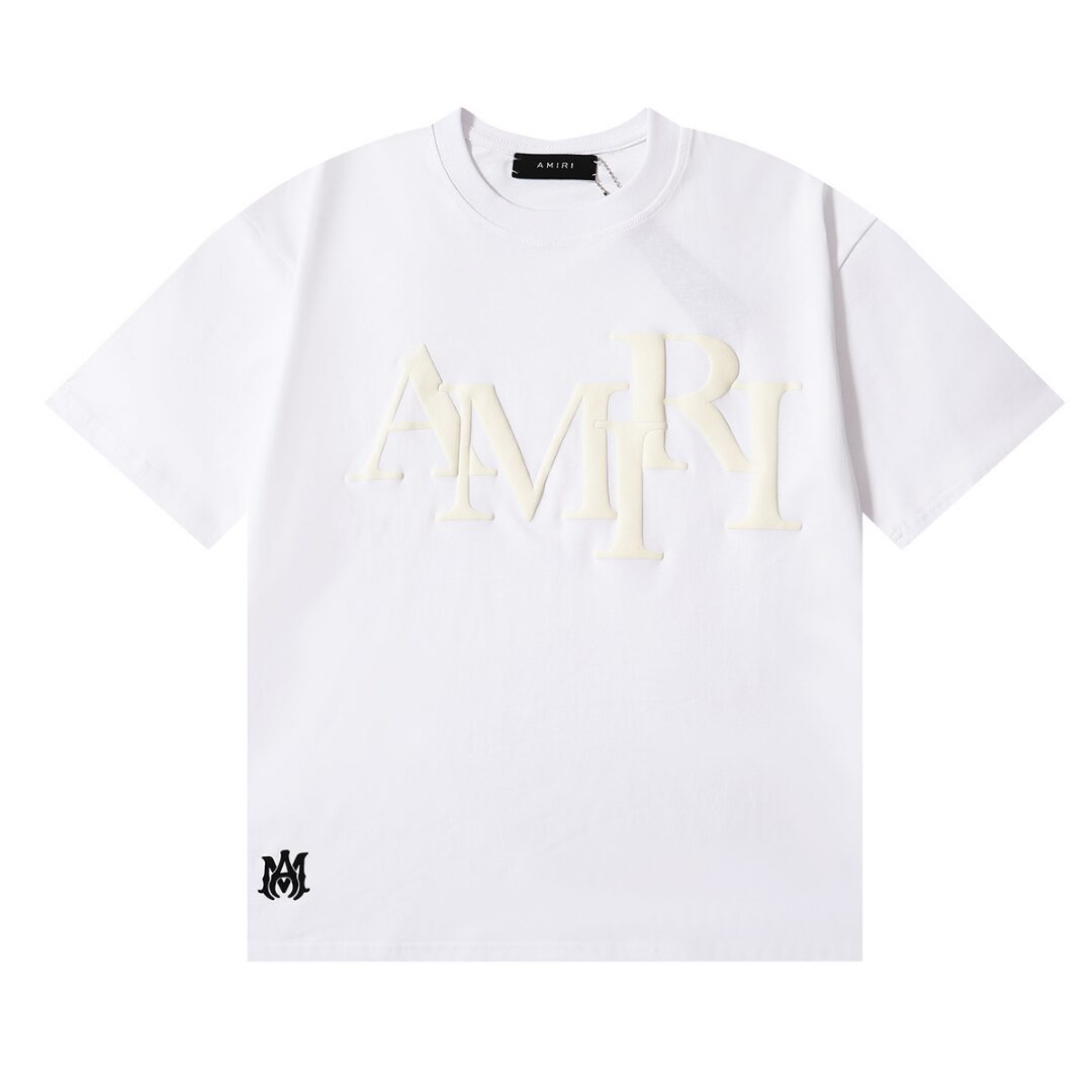 AMR STAGGERED LOGO T-SHIRT