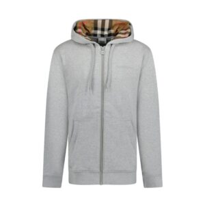 BB MONOGRAM ZIP-UP HOODIE