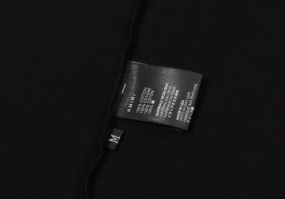 AMR MILITARY BLACK SPECS STENCIL T-SHIRT - Image 4